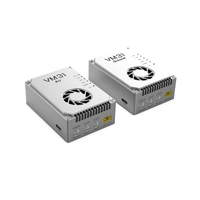 VM31 Video&amp;Data&amp;RC bağlantısı iki frekans seçeneğine sahiptir ((800MHz、1.4GHz) ile 15km dereceli (hava-yer) iletim menzili.
